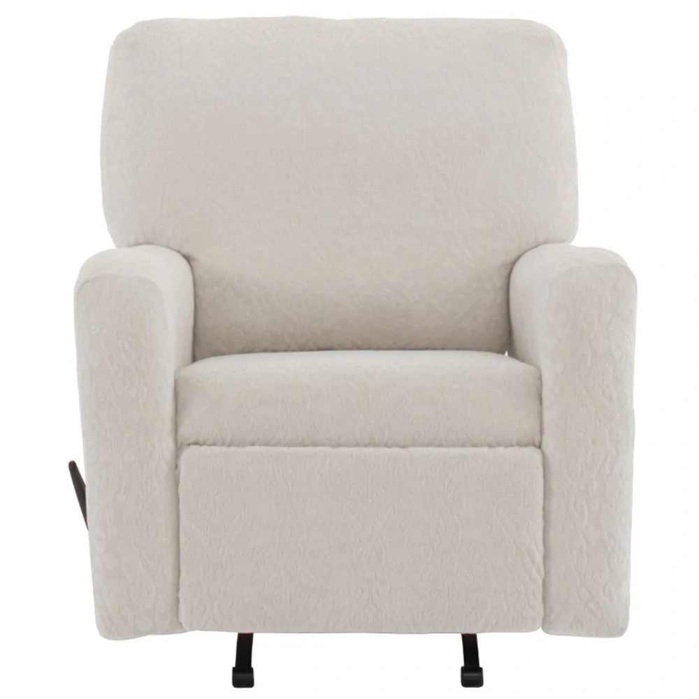 NWT Slipcover for Recliner Chair, BrylaneHome BH Studio, Ikat Print, Color Linen